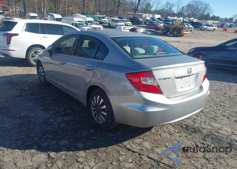 2012 Honda Civic Lx из США, поврежденный, VIN 2HGFB2F58CH331140